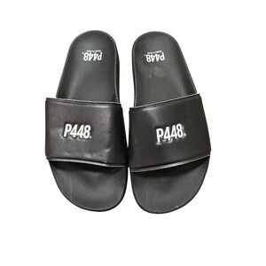 P448 Super Water Resistant‎ Slide Sandal Women's Size 38 US 7.5 Black Italy